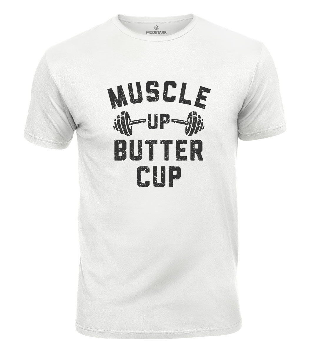 Muscle Up Buttercup Cotton T-Shirt