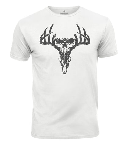 Deer Skull Antlers Cotton T-Shirt