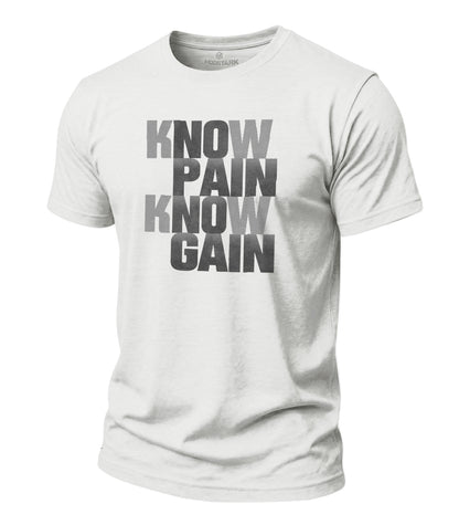 Know Pain Know Gain Cotton T-Shirt