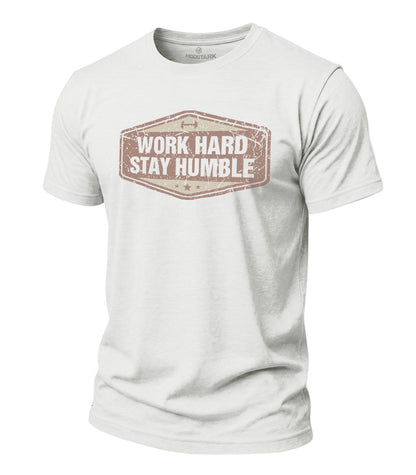 Work Hard Stay Humble Cotton T-Shirt