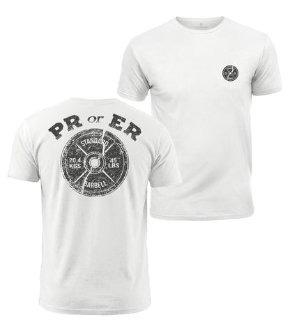 PR Or ER Barbell Cotton T-Shirt