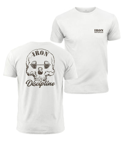 Discipline Skull Cotton T-Shirt