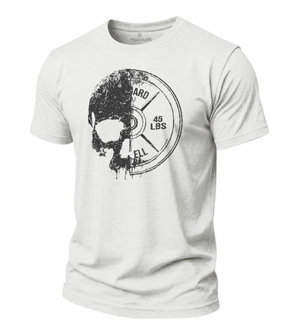 Skull Barbell Cotton T-Shirt