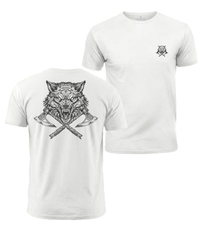 Warrior Wolf Cotton T-Shirt