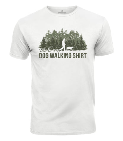 Dog Walking Cotton T-Shirt
