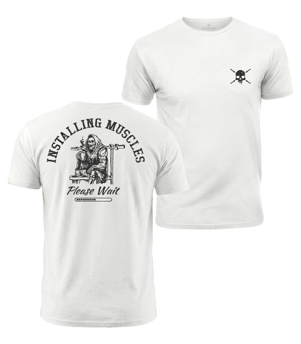 Installing Muscles Cotton T-Shirt