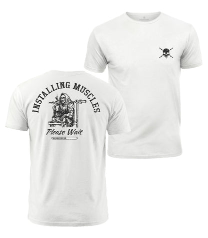 Installing Muscles Cotton T-Shirt