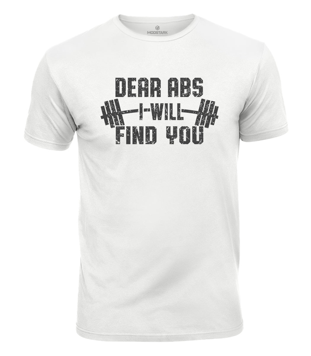 Funny Abs Workout Cotton T-Shirt