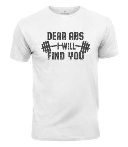 Funny Abs Workout Cotton T-Shirt