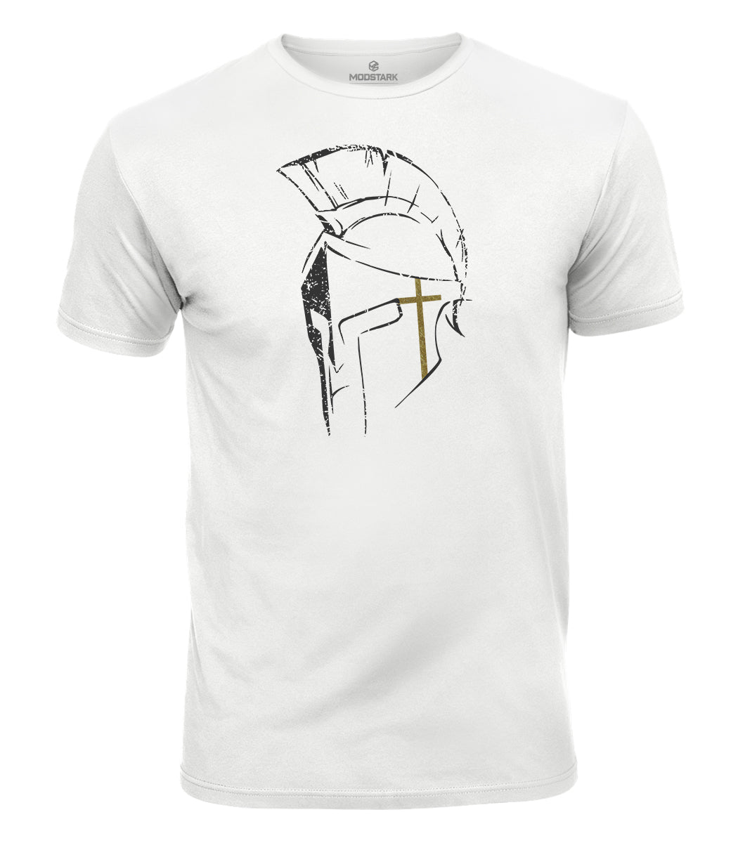 Spartan Faith Helmet Cotton T-Shirt