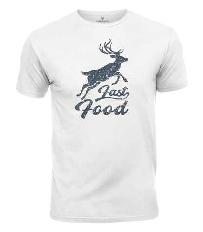 Fast Food Deer Cotton T-Shirt