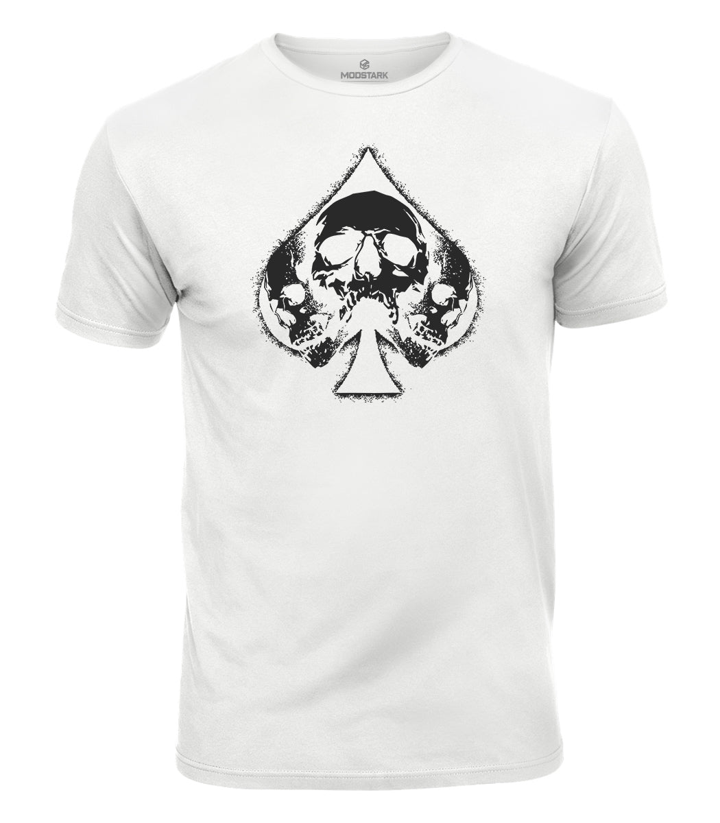 Skull Spade Cotton T-Shirt