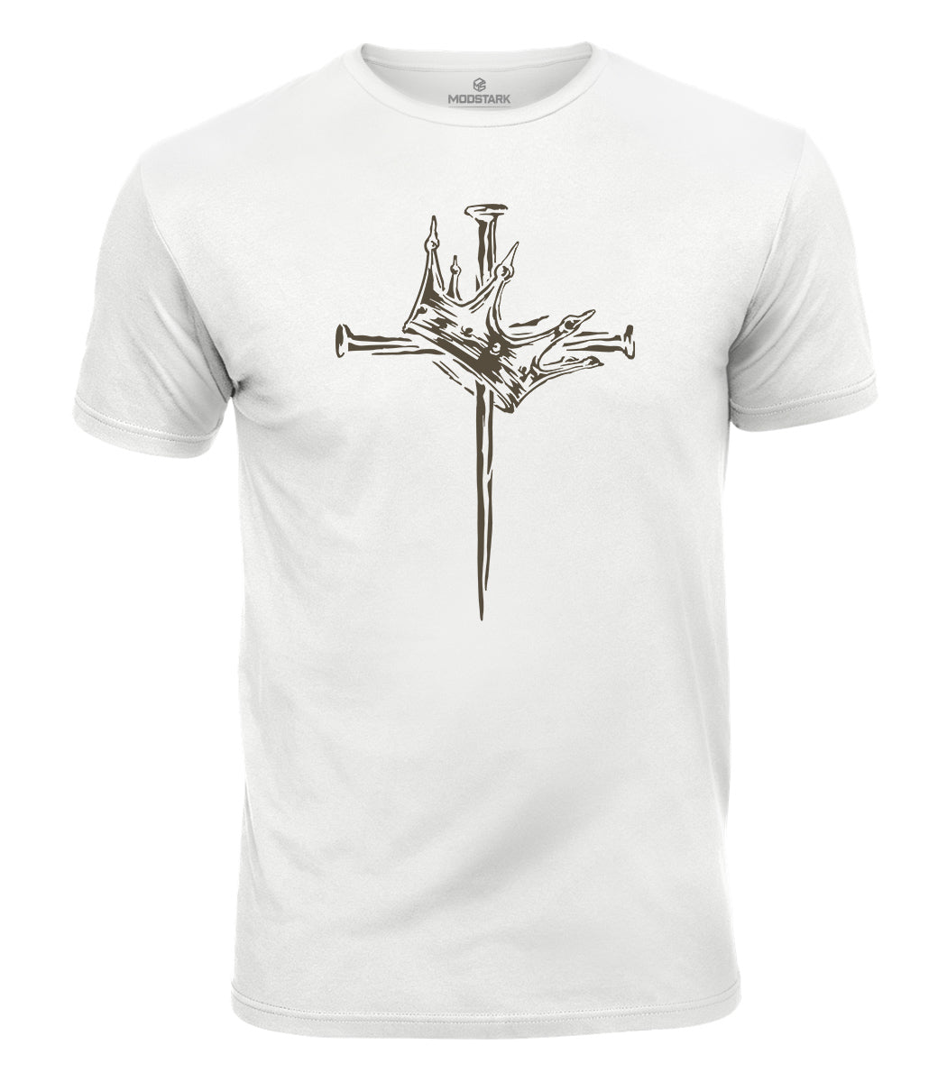 Nail Cross Faith Cotton T-Shirt