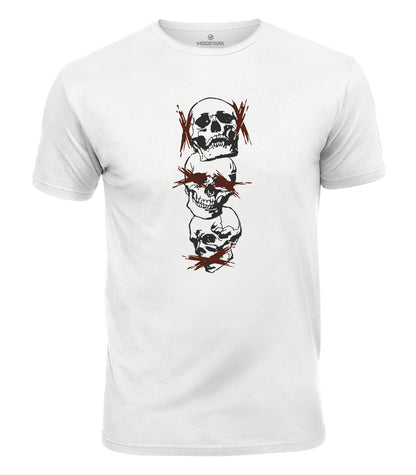 See No Evil Skull Cotton T-Shirt