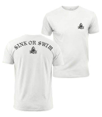 Sink Or Swim Shark Cotton T-Shirt