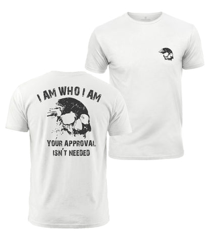 I Am Who I Am Skull Cotton T-Shirt