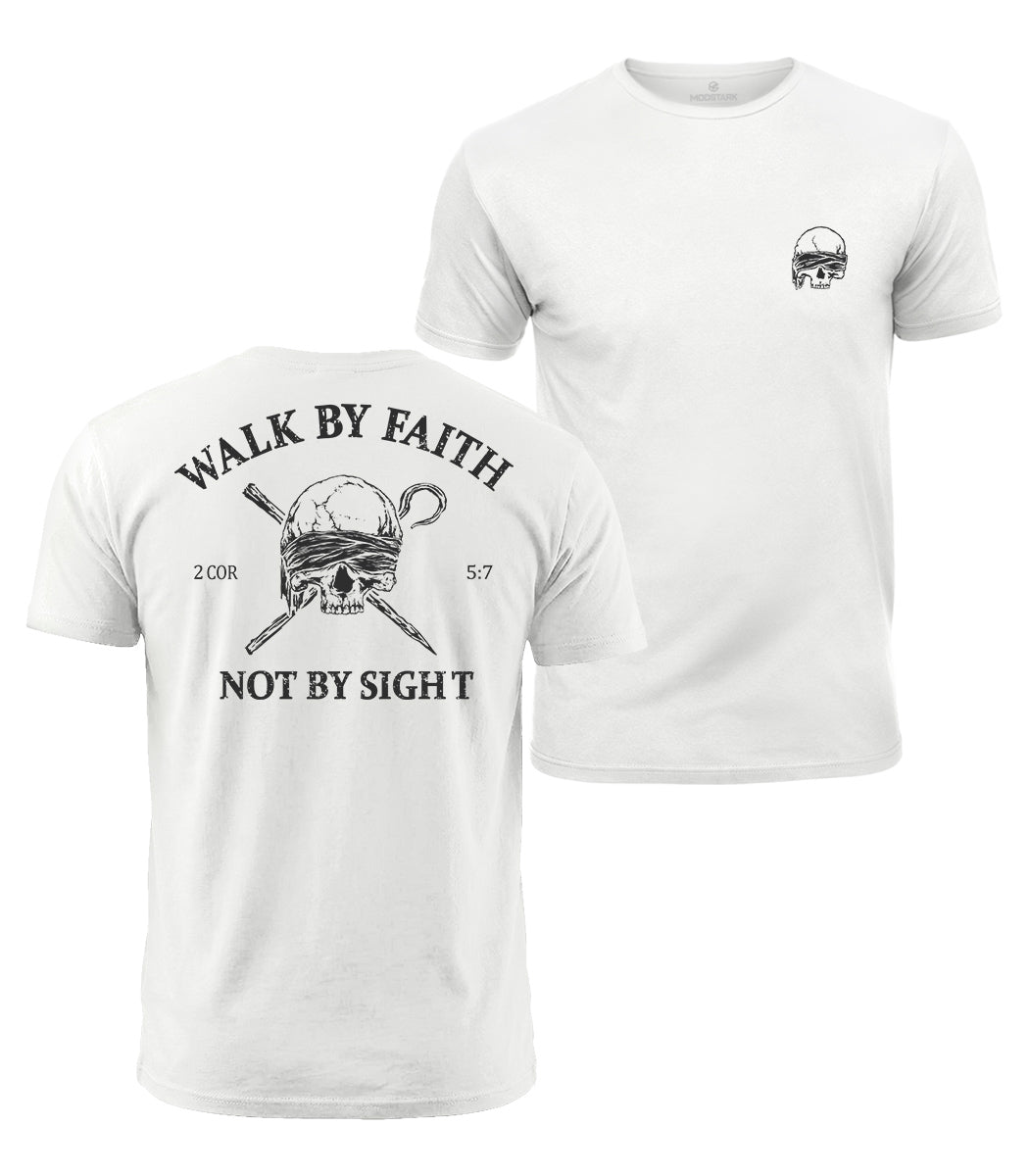 Walk By Faith Cotton T-Shirt