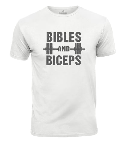 Bibles And Biceps Cotton T-Shirt
