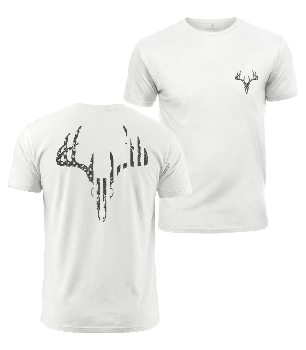 Deer Skull Cotton T-Shirt