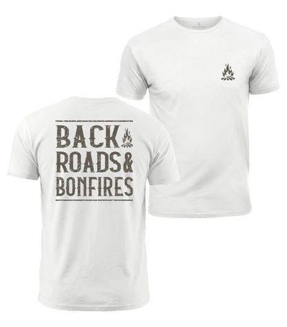 Back Roads And Bonfires Cotton T-Shirt