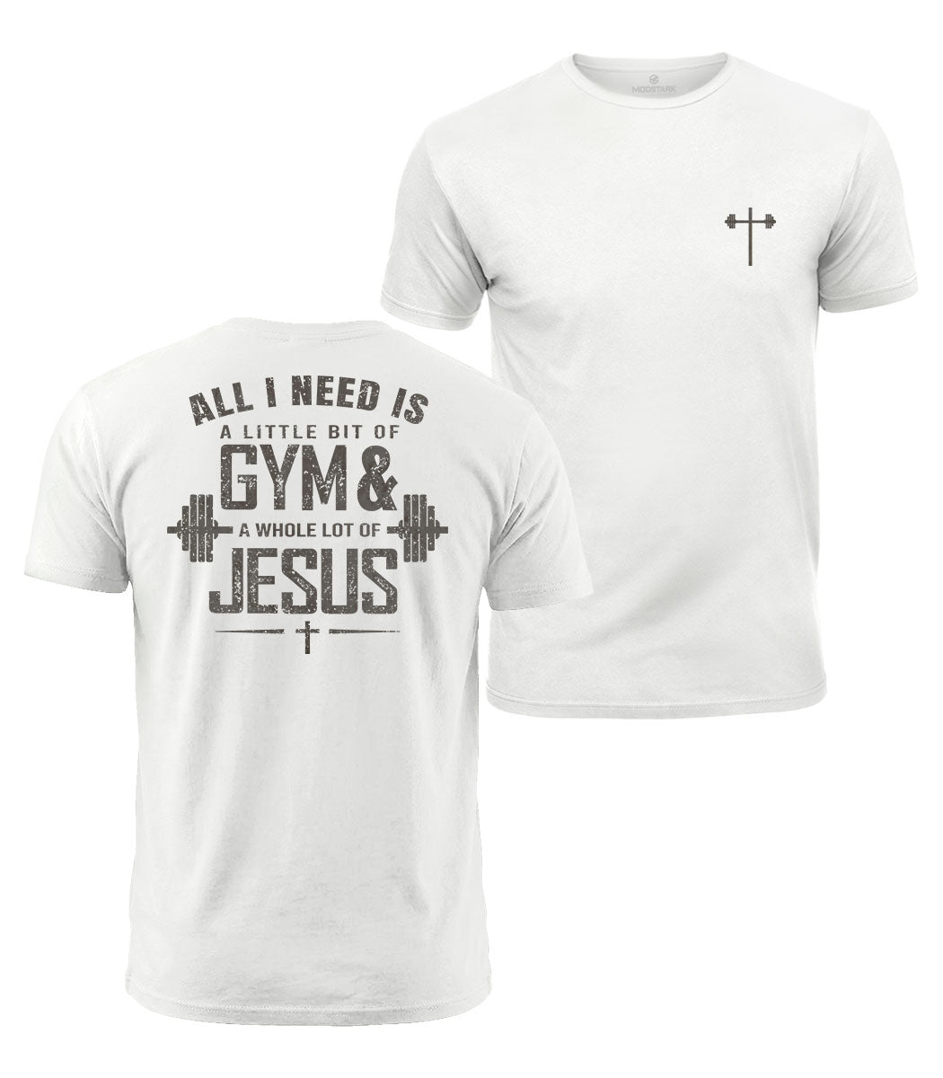 Gym & Jesus Cotton T-Shirt