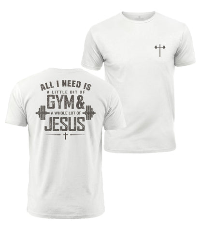 Gym & Jesus Cotton T-Shirt