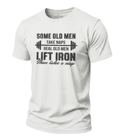 Lift Iron Then Take A Nap Cotton T-Shirt