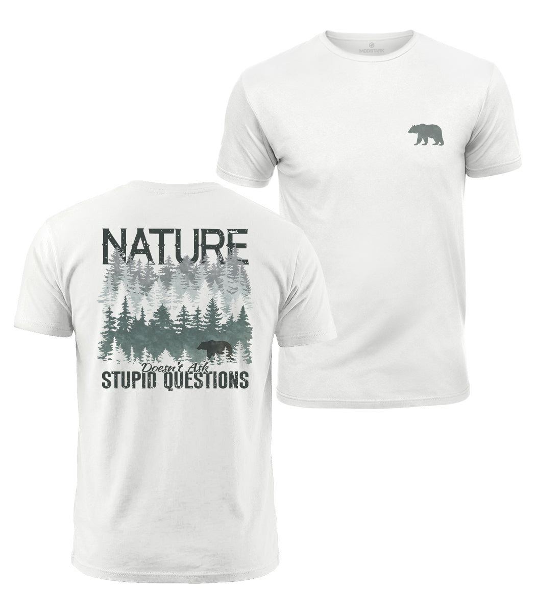 Nature Doesn't Ask Questions Cotton T-Shirt