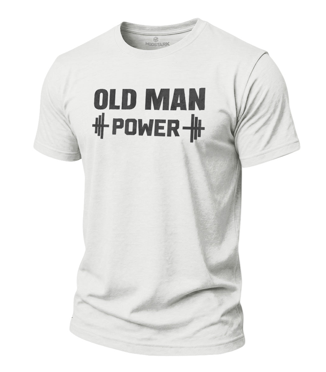 Old Man Power Cotton T-Shirt