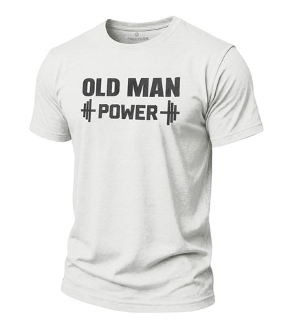 Old Man Power Cotton T-Shirt