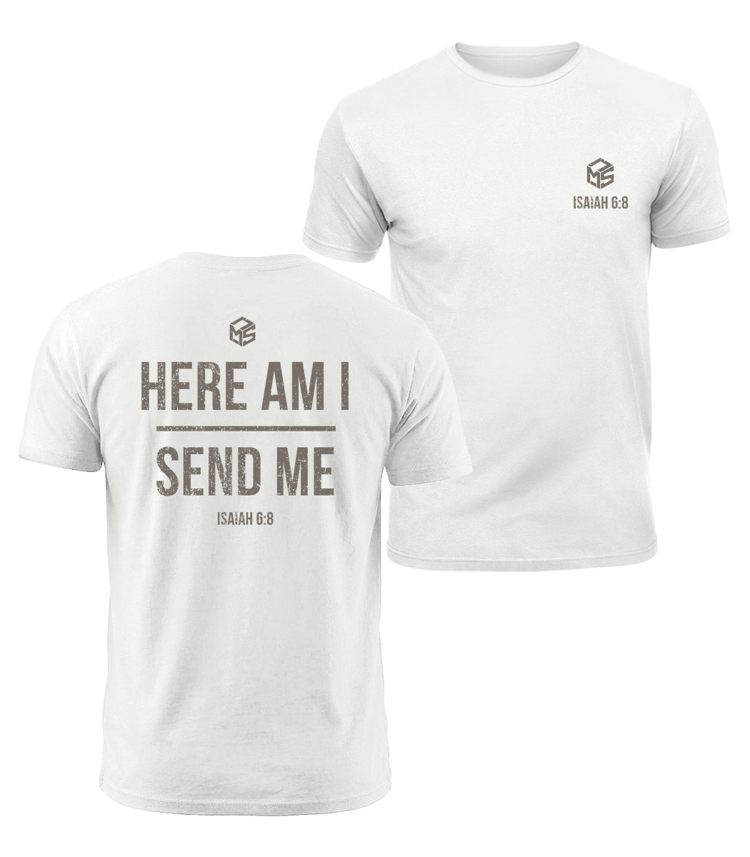 Here Am I Send Me Cotton T-Shirt
