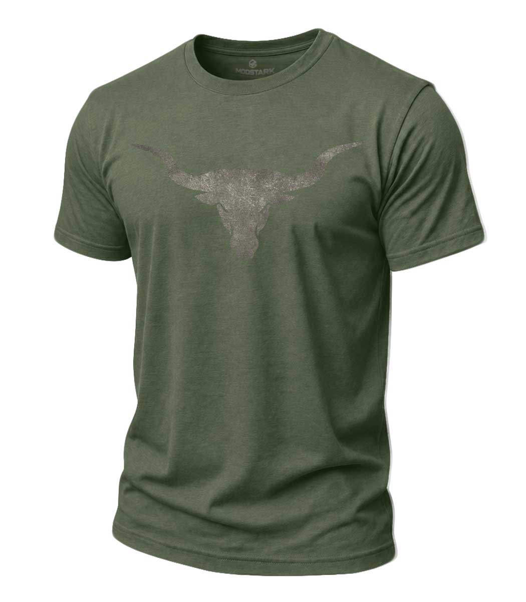 Iron Longhorn Cotton T-Shirt