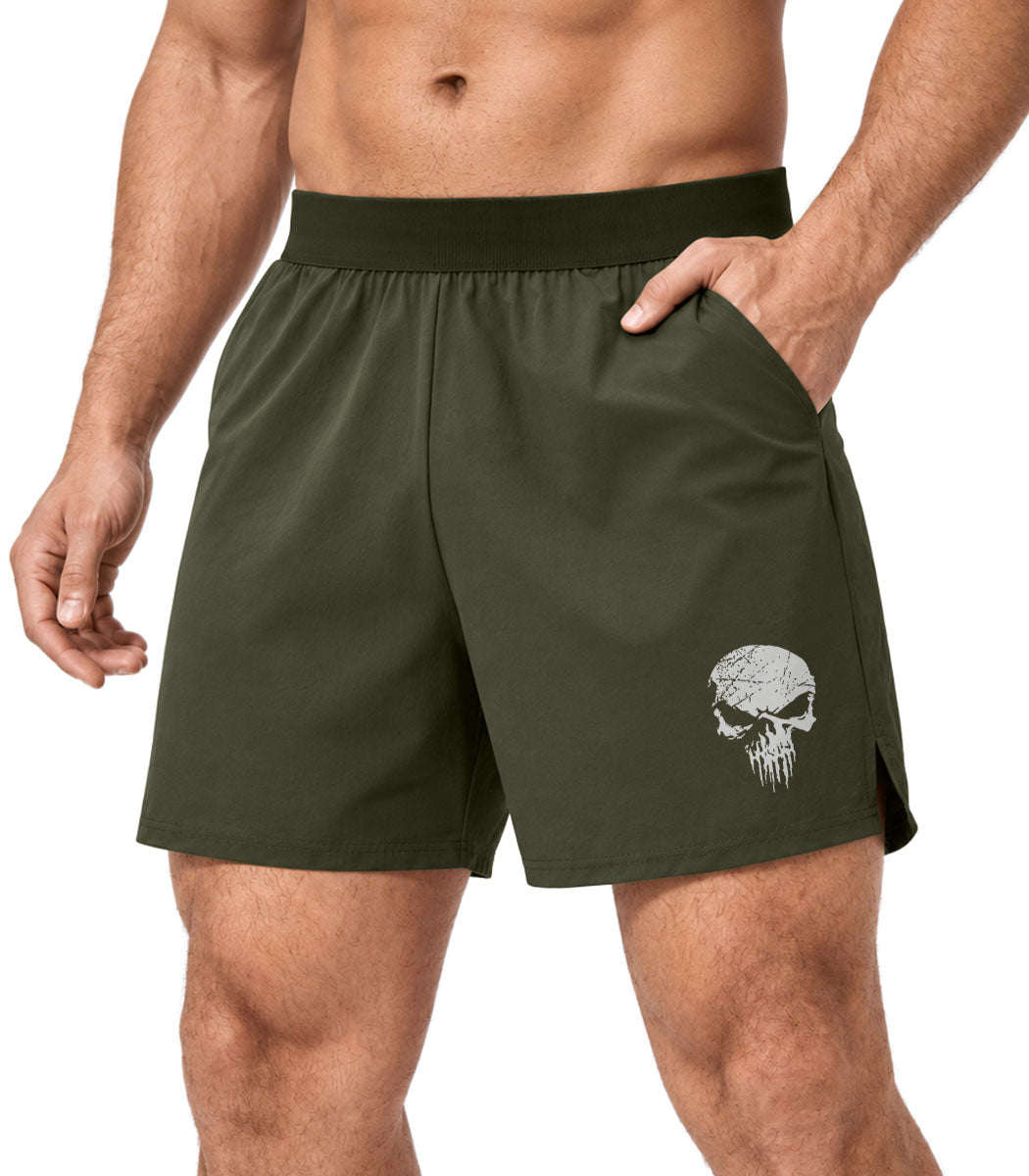 Skull Athletic Shorts