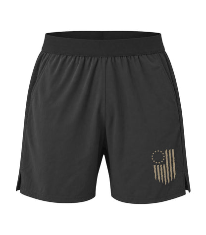 Patriotic Flag Athletic Shorts