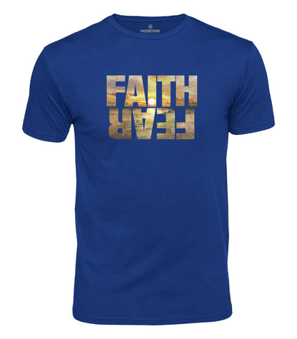 Faith Over Fear Cotton T-Shirt