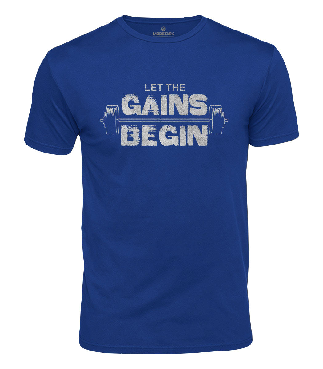 Let The Gains Begin Cotton T-Shirt