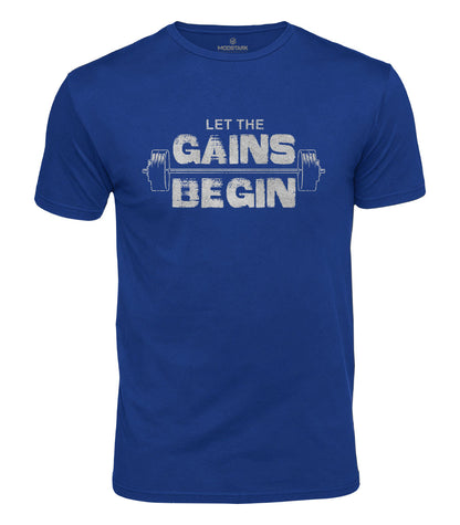 Let The Gains Begin Cotton T-Shirt