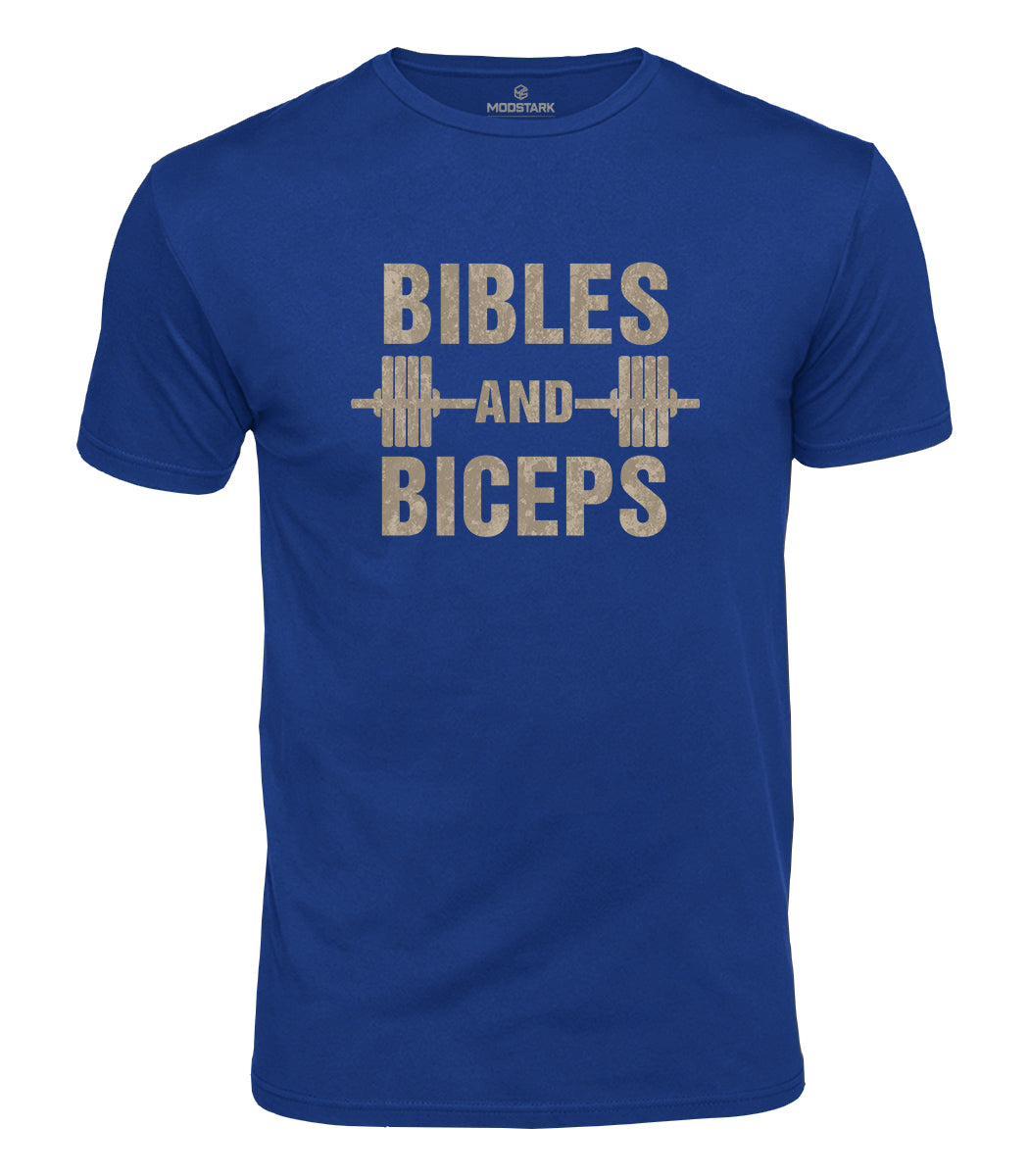 Bibles And Biceps Cotton T-Shirt