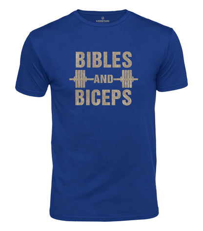Bibles And Biceps Cotton T-Shirt