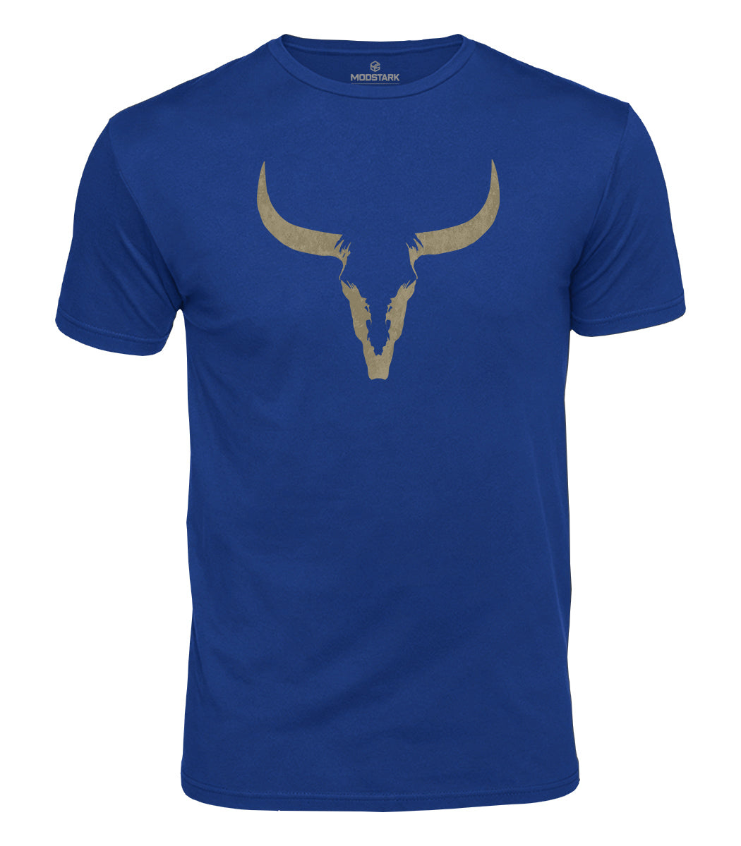 Minimalist Bull Skull Cotton T-Shirt