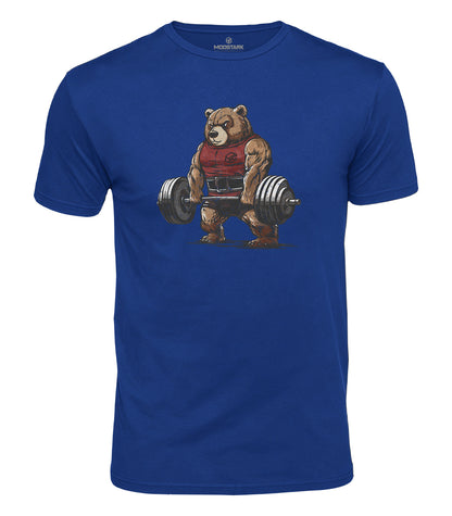 Deadlift Bear Cotton T-Shirt