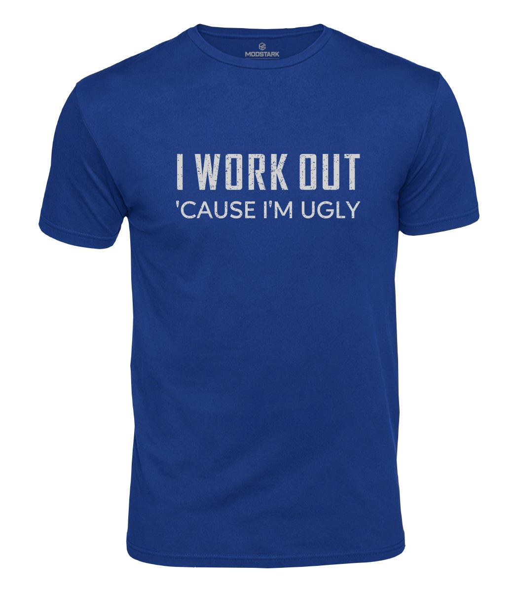 I Work Out Gym Humor Cotton T-Shirt
