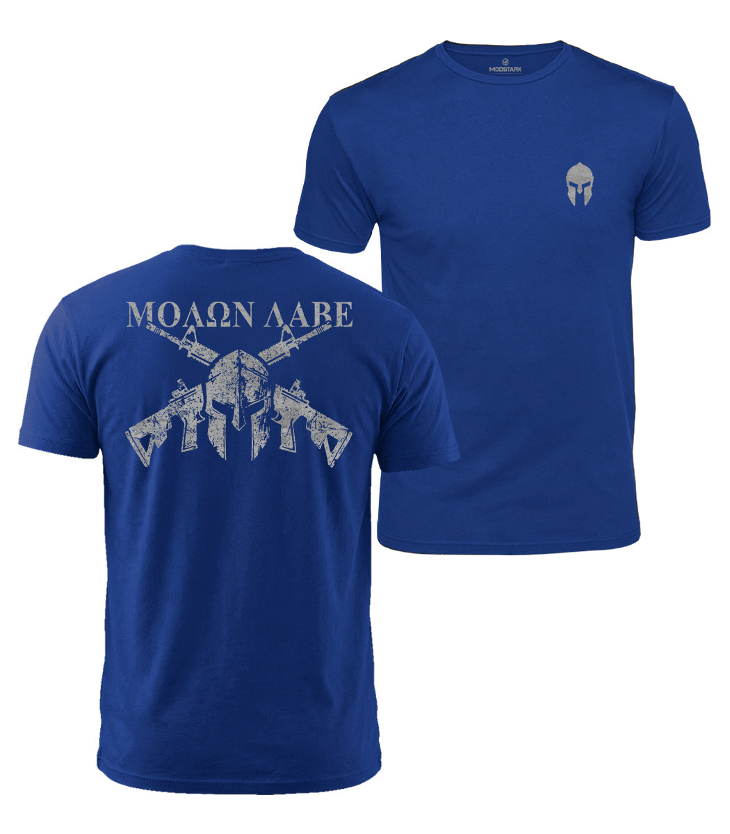 Molon Labe Warrior Cotton T-Shirt