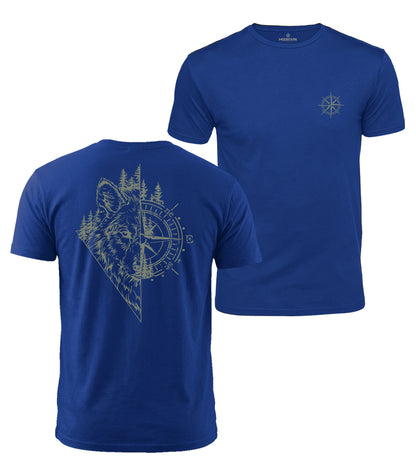 Wolf Compass Cotton T-Shirt