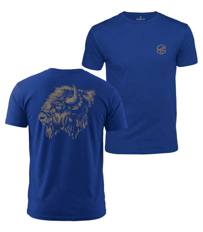 Bison Head Cotton T-Shirt