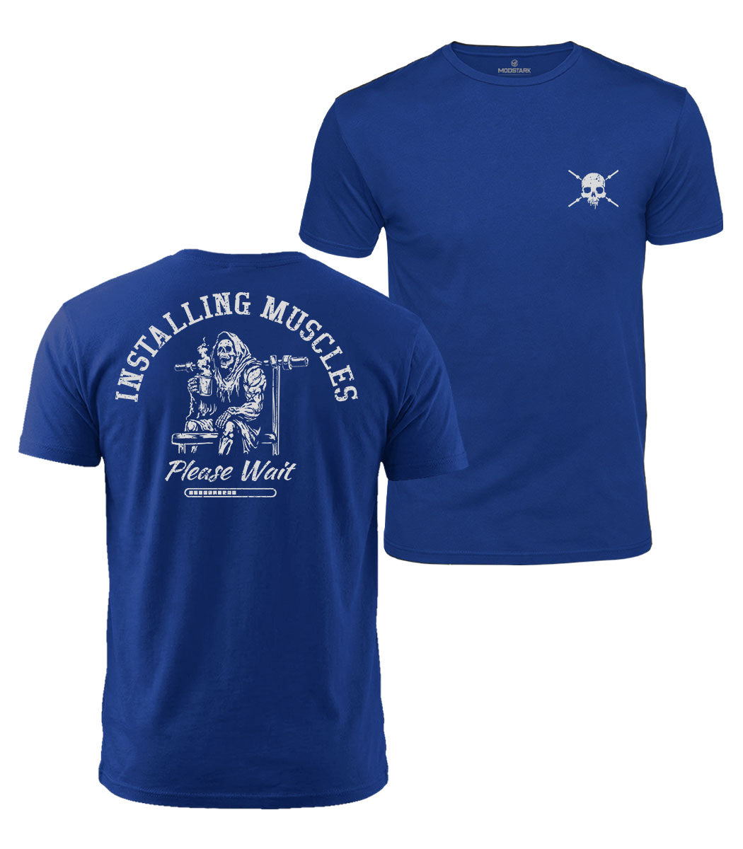 Installing Muscles Cotton T-Shirt
