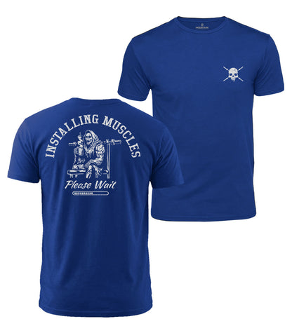 Installing Muscles Cotton T-Shirt