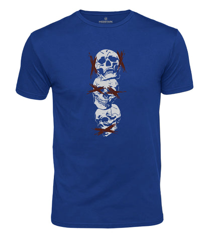 See No Evil Skull Cotton T-Shirt