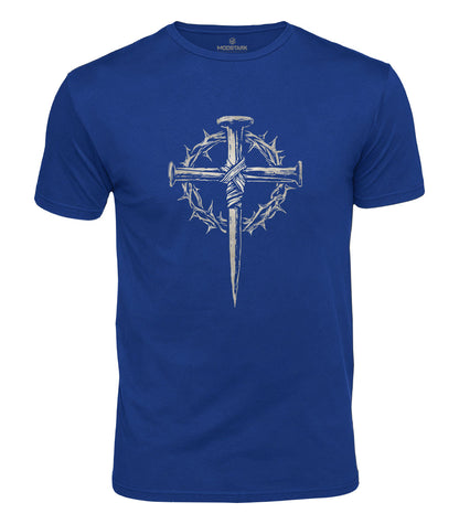 Three Nails Cross Cotton T-Shirt