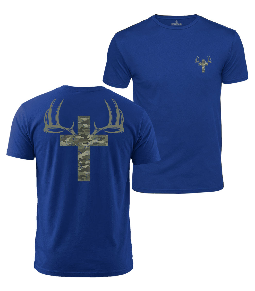 Camo Cross Cotton T-Shirt